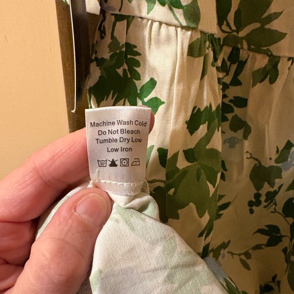 NWT Tuckernuck Royal Floral Shirt Dress - Picture 8 of 8